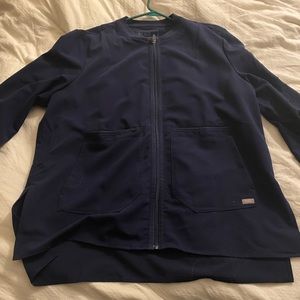 Figs Navy Bellary jacket. XXL